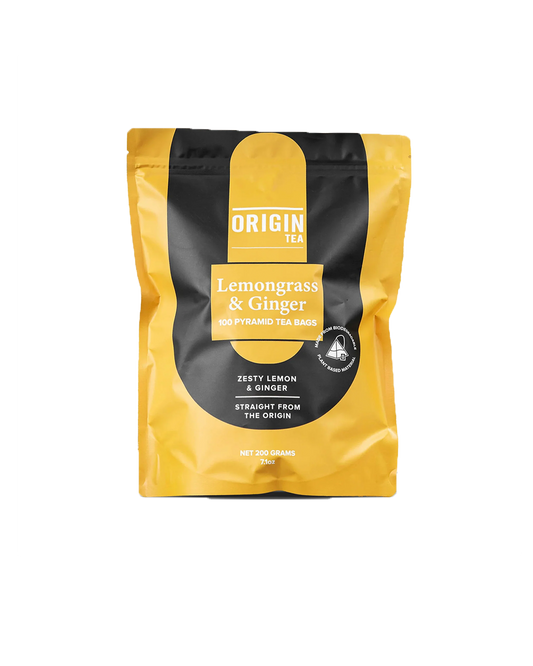 Origin Tea | Lemongrass & Ginger Tea Bags 100 Units