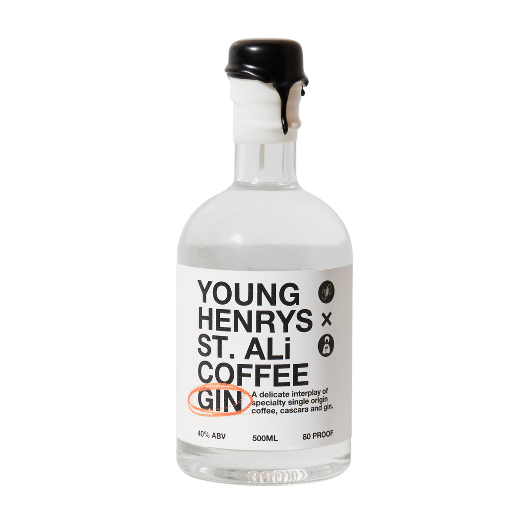 ST. ALi coffee Young Henrys Gin in bottle 500 millilitres 40% ABV