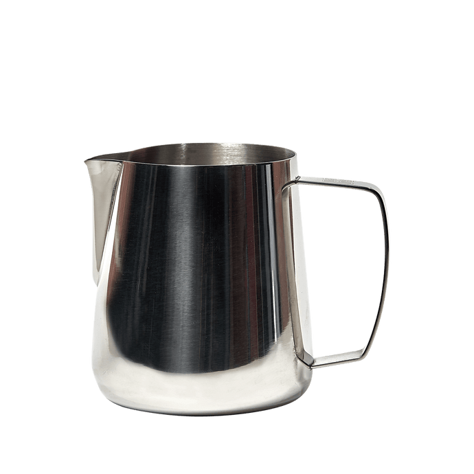 Barista coffee milk jug in silver