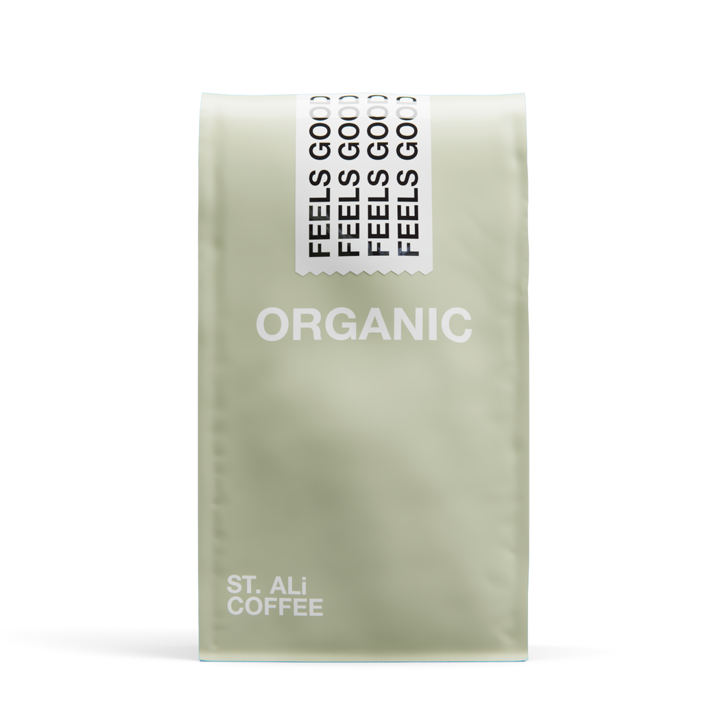 Green Feels Good blend bag of coffee 1 kilogram