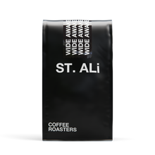 Load image into Gallery viewer, ST ALi black bag of 1 kilogram Wide Awake coffee
