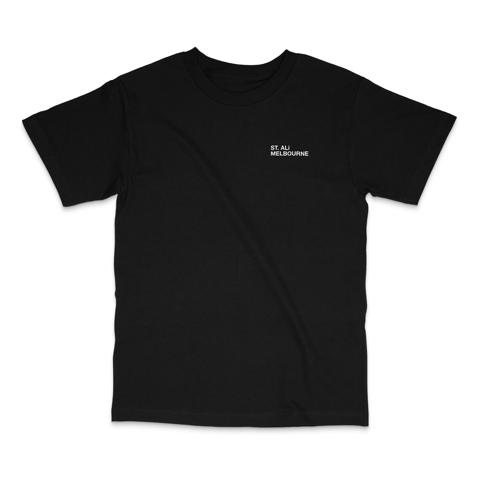 ST. ALi Classic Logo | Black T-Shirt