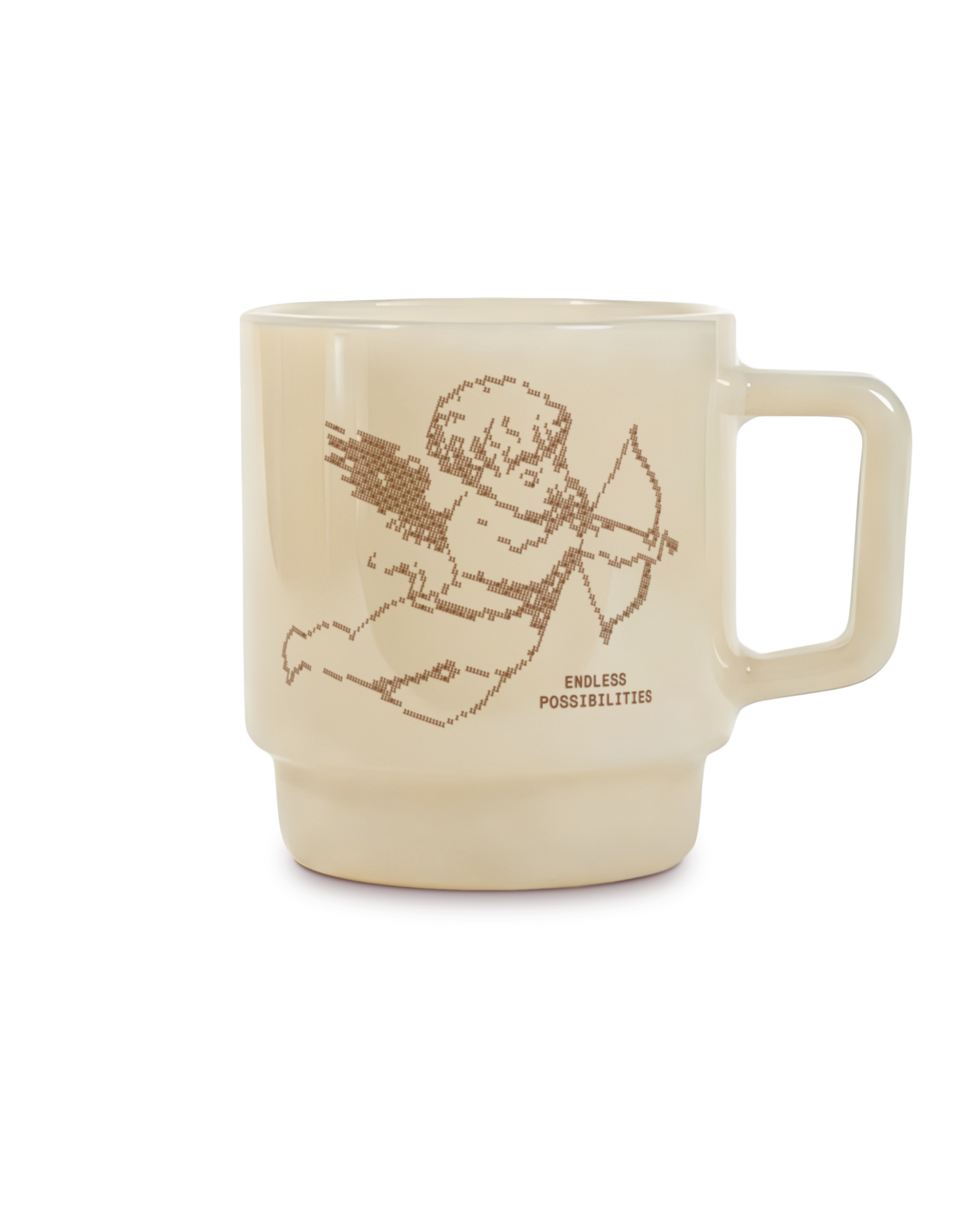 Cupid | Olde Milk Japanese Glass Mug