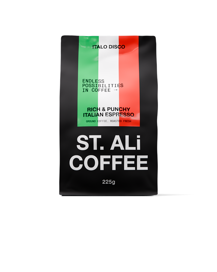 Italo Disco 250 gram bag of coffee