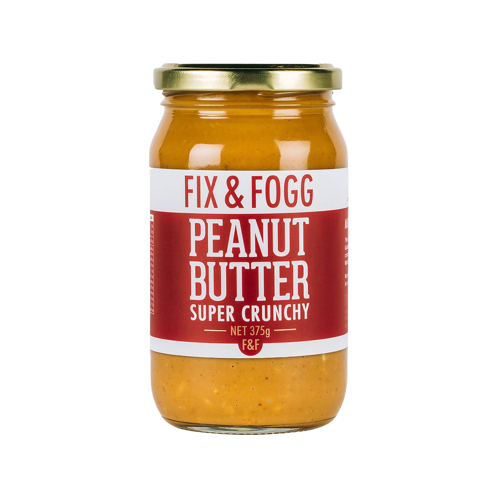 Fix and Fogg Super Crunchy Peanut Butter jar
