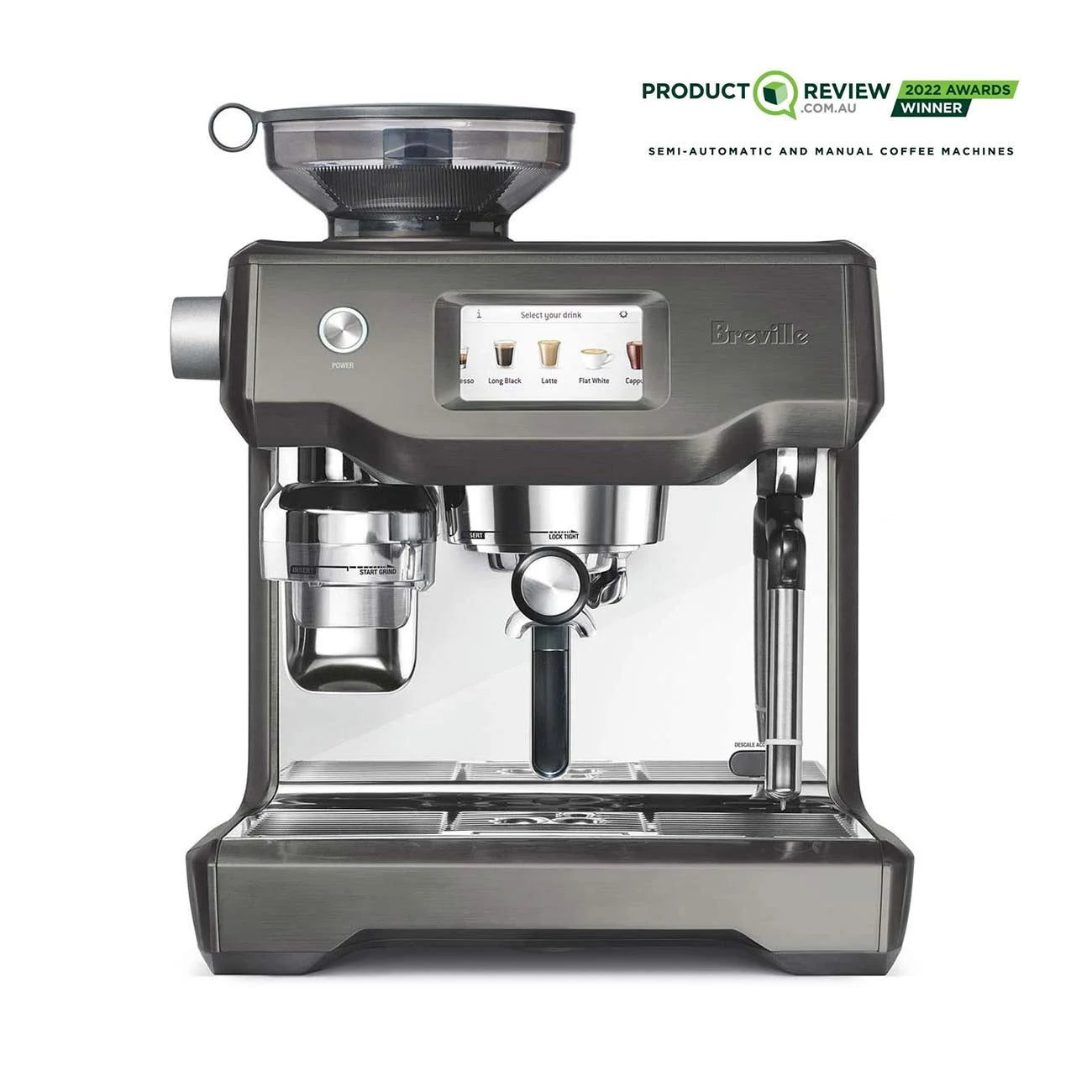 Breville Oracle Touch coffee machine in grey