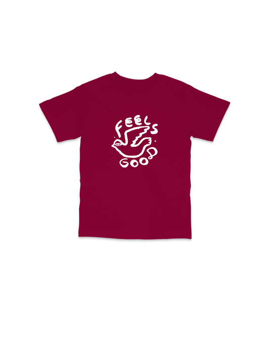 ST. ALi Love Dove | Maroon T-Shirt