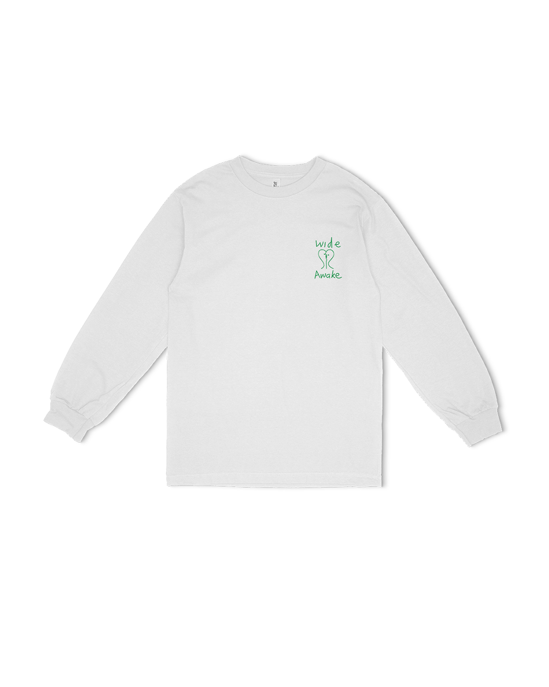 ST. ALi Wide Awake Nirvana | White Long Sleeve Tee