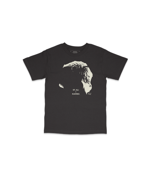 ST. ALi x Kahiwa The Mullet | Black T-Shirt