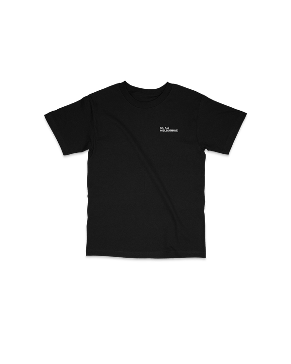ST. ALi Classic Logo | Black T-Shirt