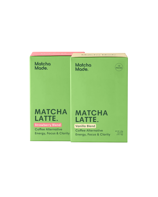 Matcha Made Bundle | Strawberry + Vanilla Sachets