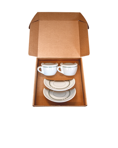 CAPPUCCINO CUP & SAUCER | 2 PACK