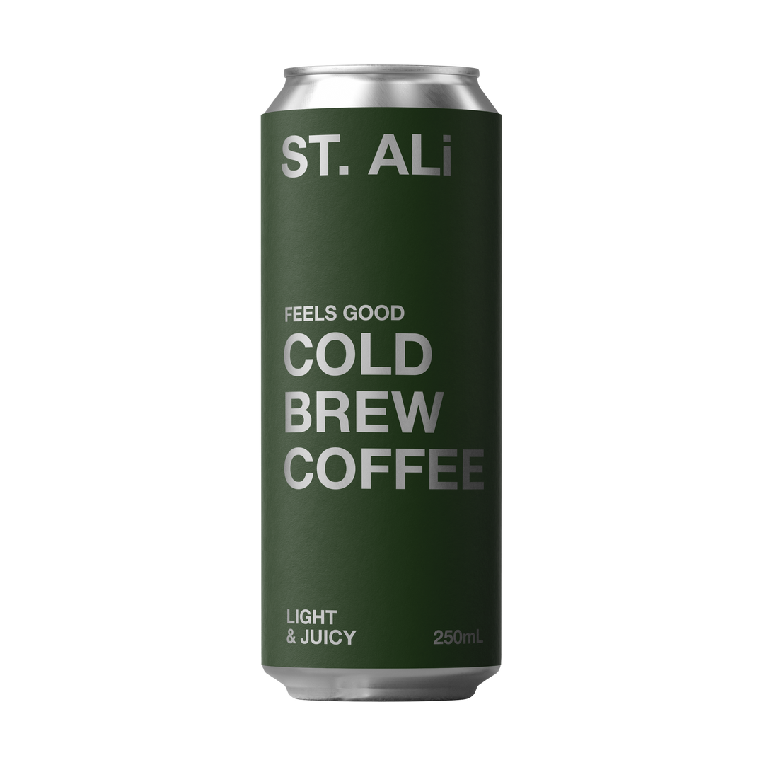 Green Feels Good ST. ALi cold brew coffee can 250ml