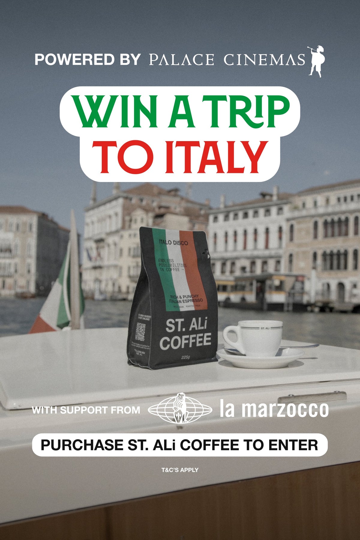 ST. ALi Win a trip to Italy 2026 mobile