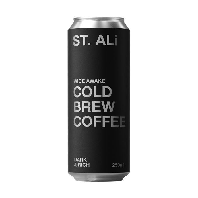 Wide Awake black can of 250 millilitres cold brew coffee