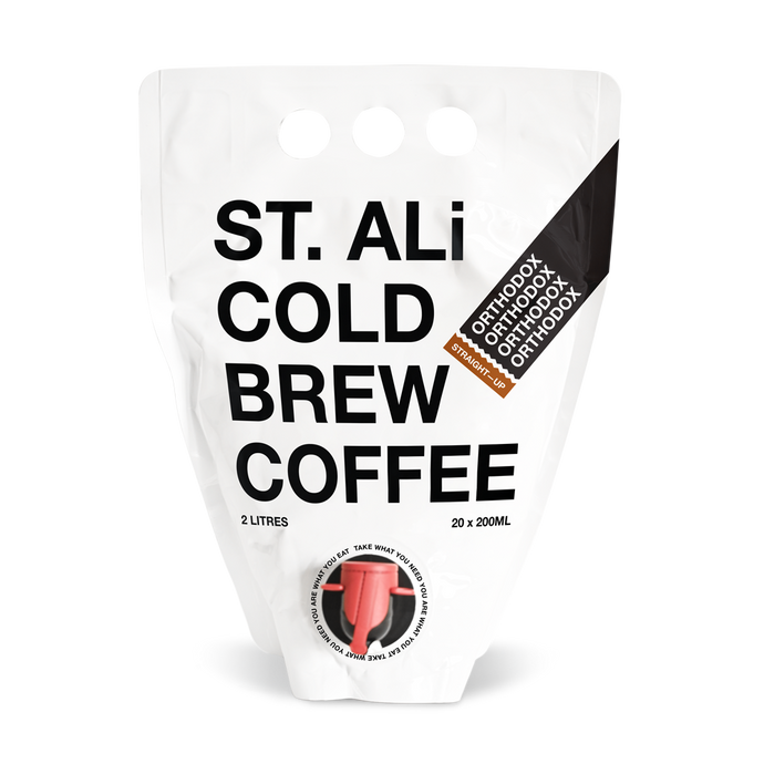 ST. ALi Orthodox cold brew 2 litres bag of coffee ready to drink