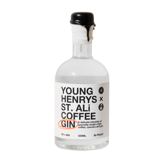 ST. ALi coffee Young Henrys Gin in bottle 500 millilitres 40% ABV