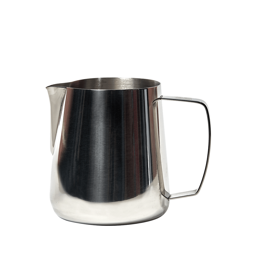 Barista coffee milk jug in silver