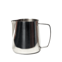 Load image into Gallery viewer, Barista coffee milk jug in silver
