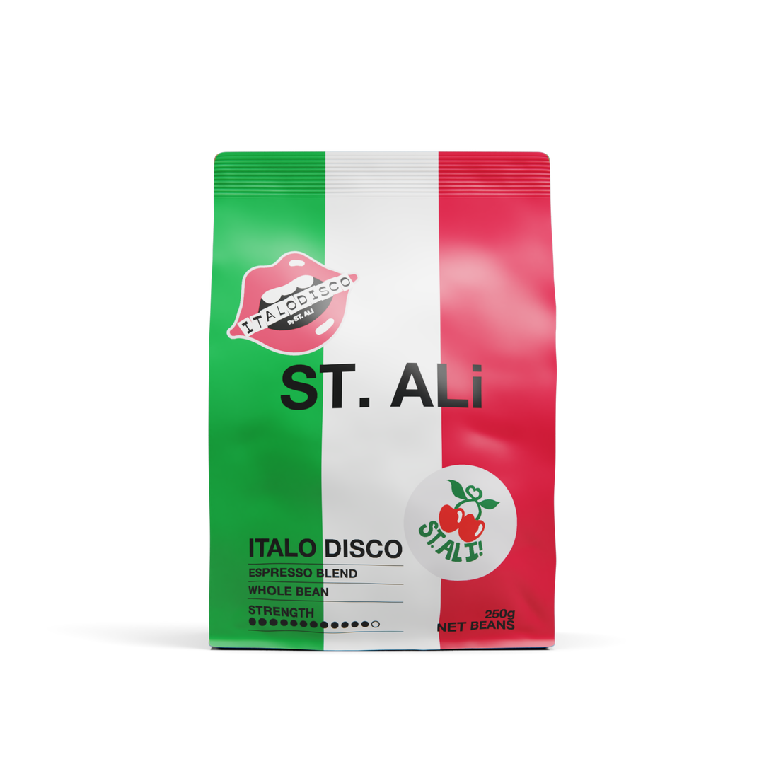 Italo Disco 250 gram bag of coffee