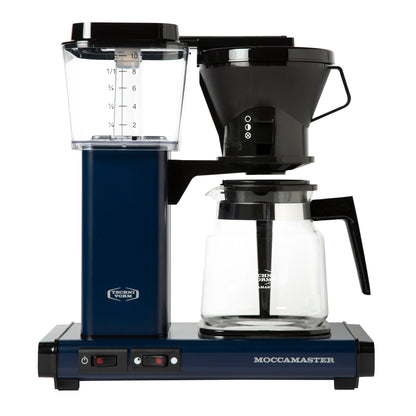 Moccamaster brewer machine in navy