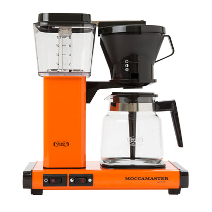 Moccamaster brewer machine in orange