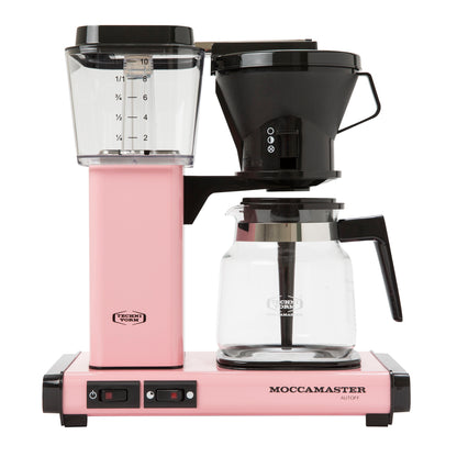 Moccamaster brewer machine in pink