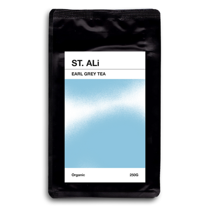 ST. ALi earl grey team blue and black packet 250 grams